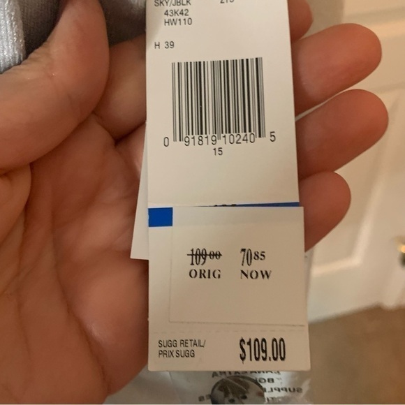 Jones New York Woman’s sky-blue belted cardigan. Size 1X - Picture 6 of 6